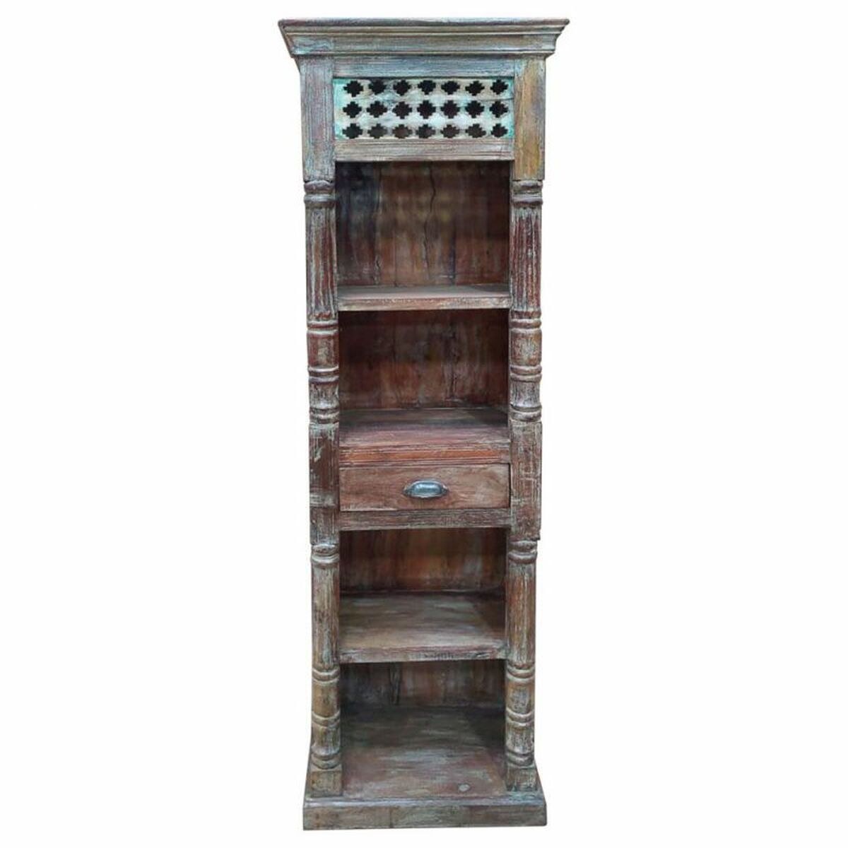 Bokhylla Alexandra House Living Brun Återvunnet Trä 34 x 180 x 56 cm - 2