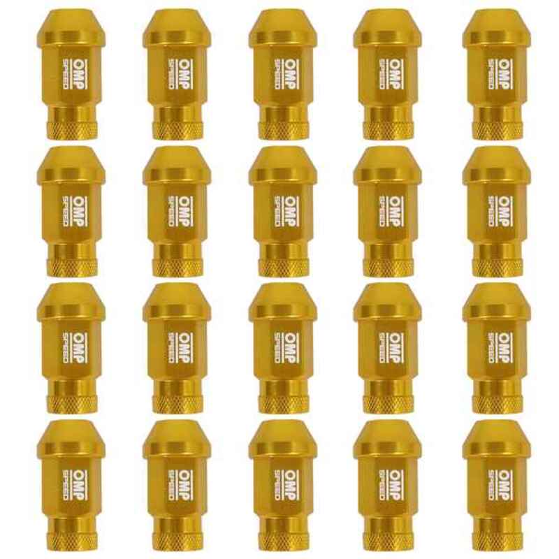 Set Skruv OMP 7075 Guld 40 mm 20 uds M12 x 1,25 - 3
