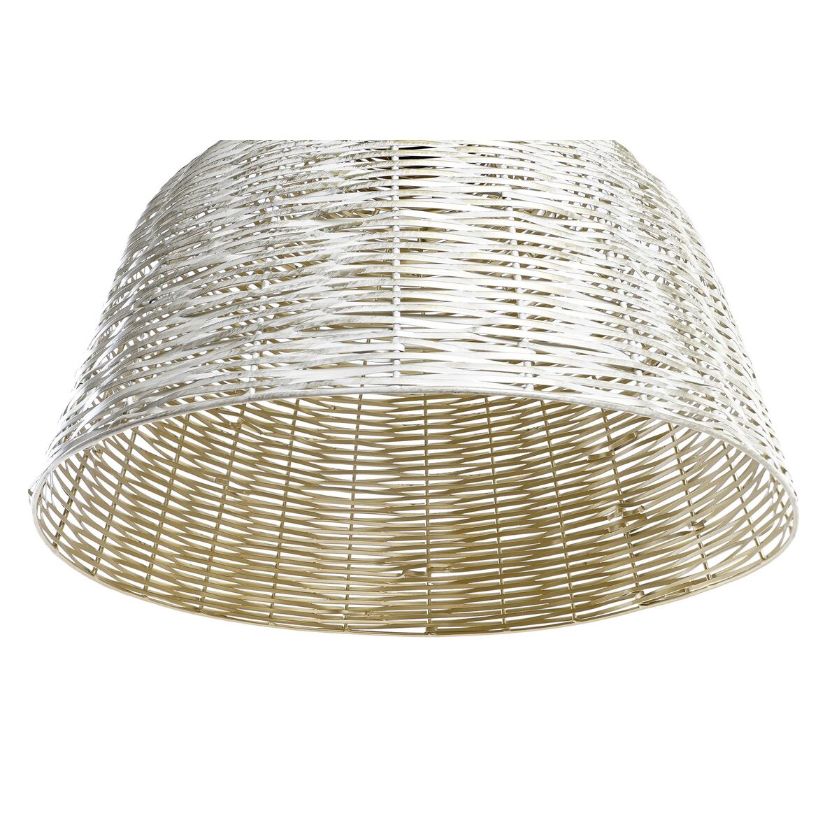 Taklampa DKD Home Decor Vit Gyllene Järn 50 W 51 x 51 x 38 cm - 7