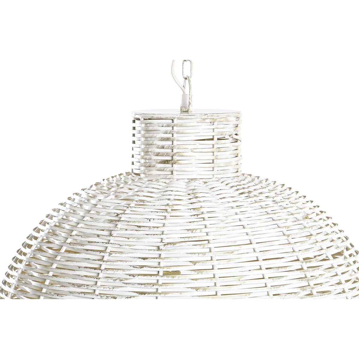Taklampa DKD Home Decor Vit Gyllene Järn 50 W 51 x 51 x 38 cm - 10