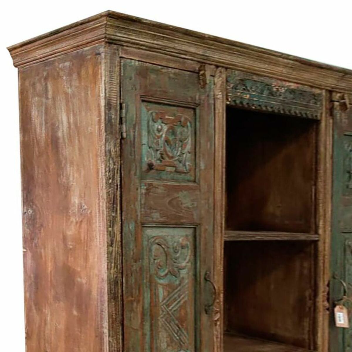 Bokhylla Alexandra House Living Brun Mangoträ 38 x 207 x 178 cm - 2