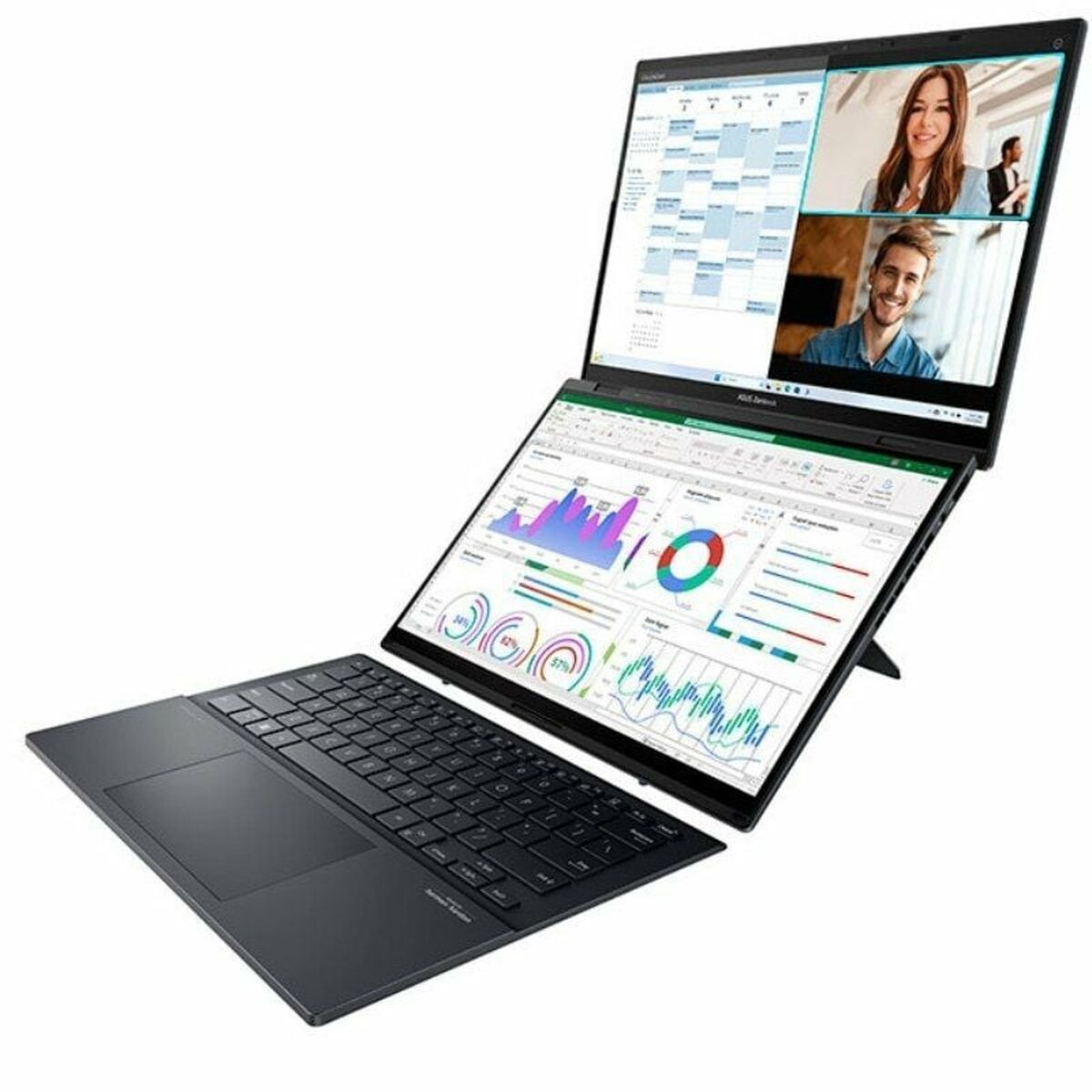 Laptop 2 i 1 Asus ZenBook Duo OLED UX8406CA-PZ152W 14" Qwerty Spanska 1 TB SSD - 3