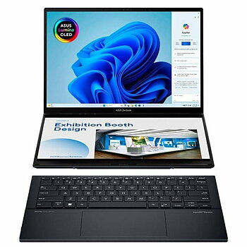 Laptop 2 i 1 Asus ZenBook Duo OLED UX8406CA-PZ152W 14" Qwerty Spanska 1 TB SSD