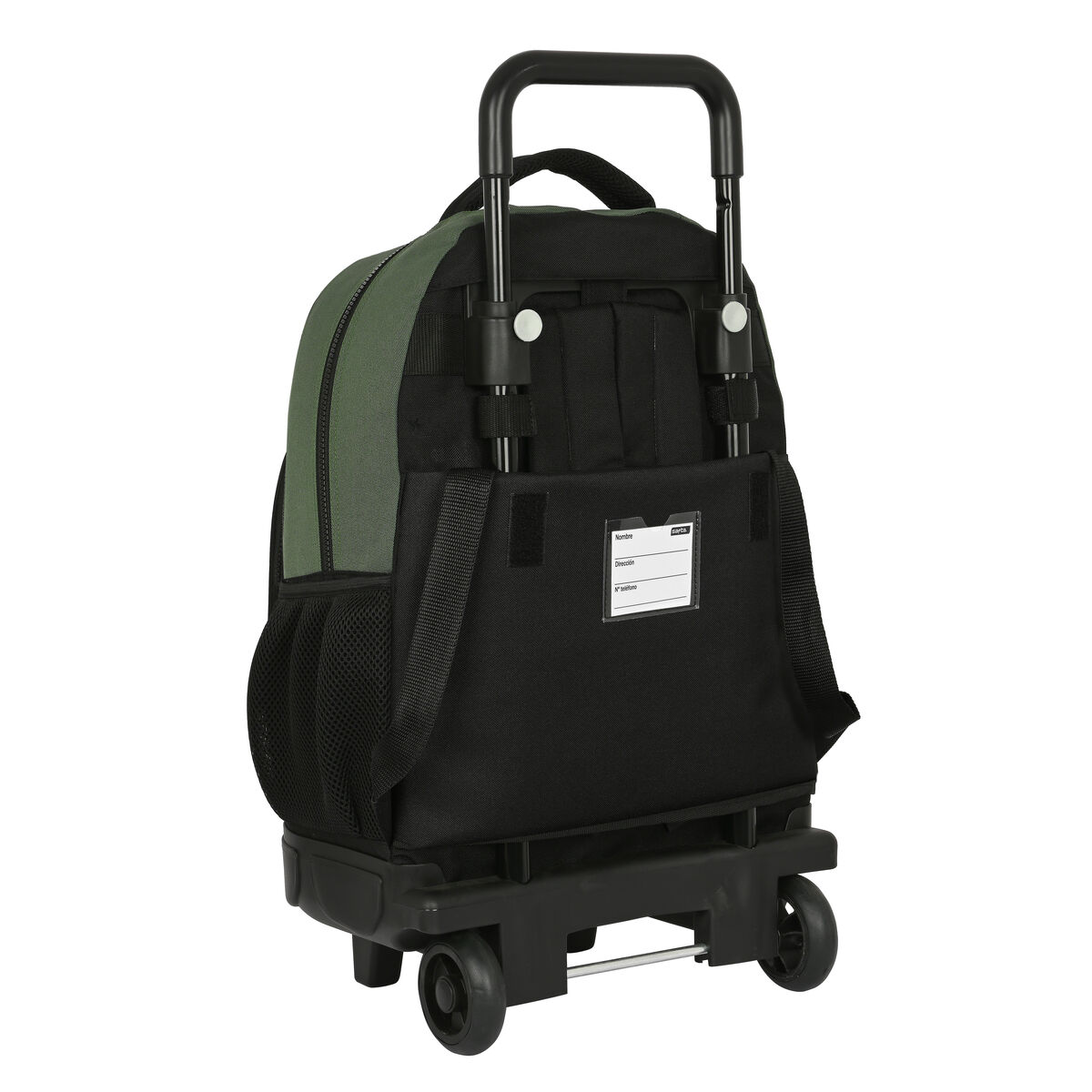 Skolväska med hjul BlackFit8 Gradient Svart Armégrön (33 x 45 x 22 cm) - 2