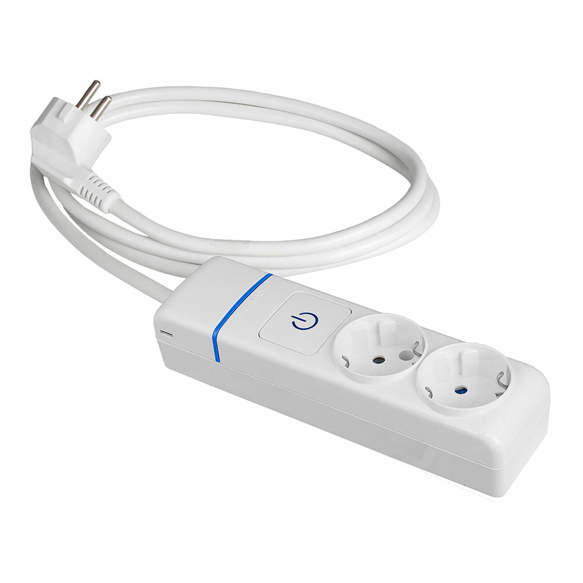 Ellist 2 Tomas-uttag med brytare Solera 8012pil 250 V 16 A (1,5 m)