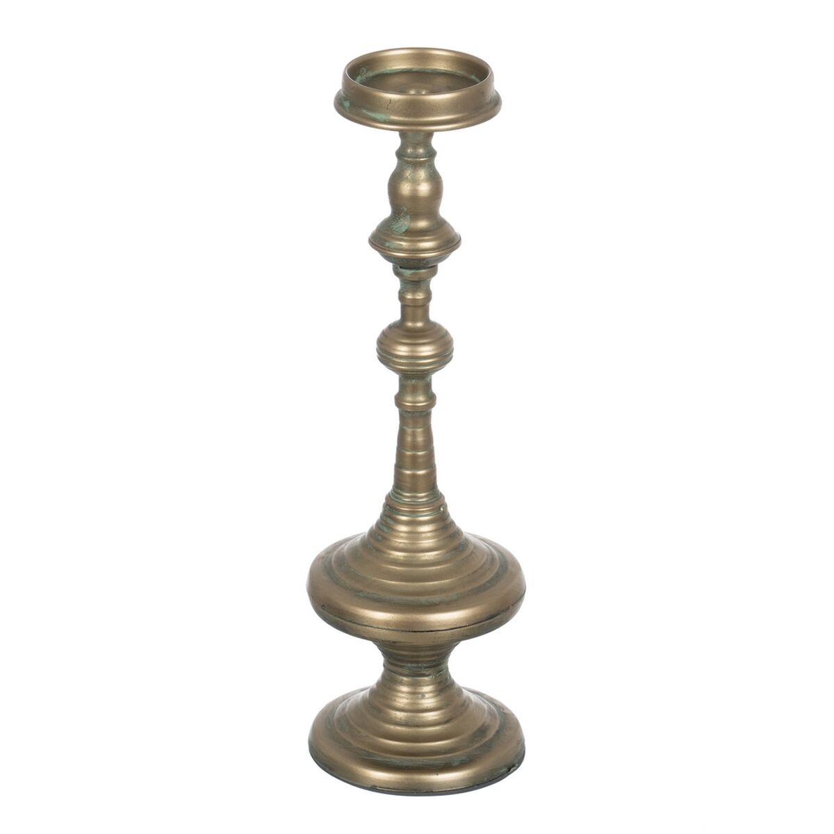 Ljusstakar Gyllene Järn 14 x 14 x 45,5 cm