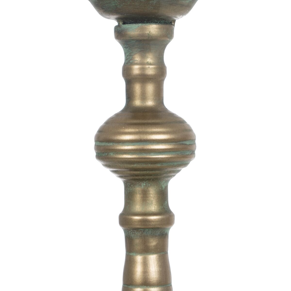 Ljusstakar Gyllene Järn 14 x 14 x 45,5 cm - 3