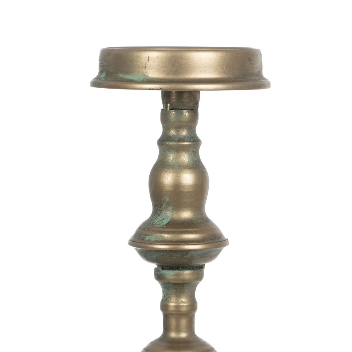 Ljusstakar Gyllene Järn 14 x 14 x 45,5 cm - 2