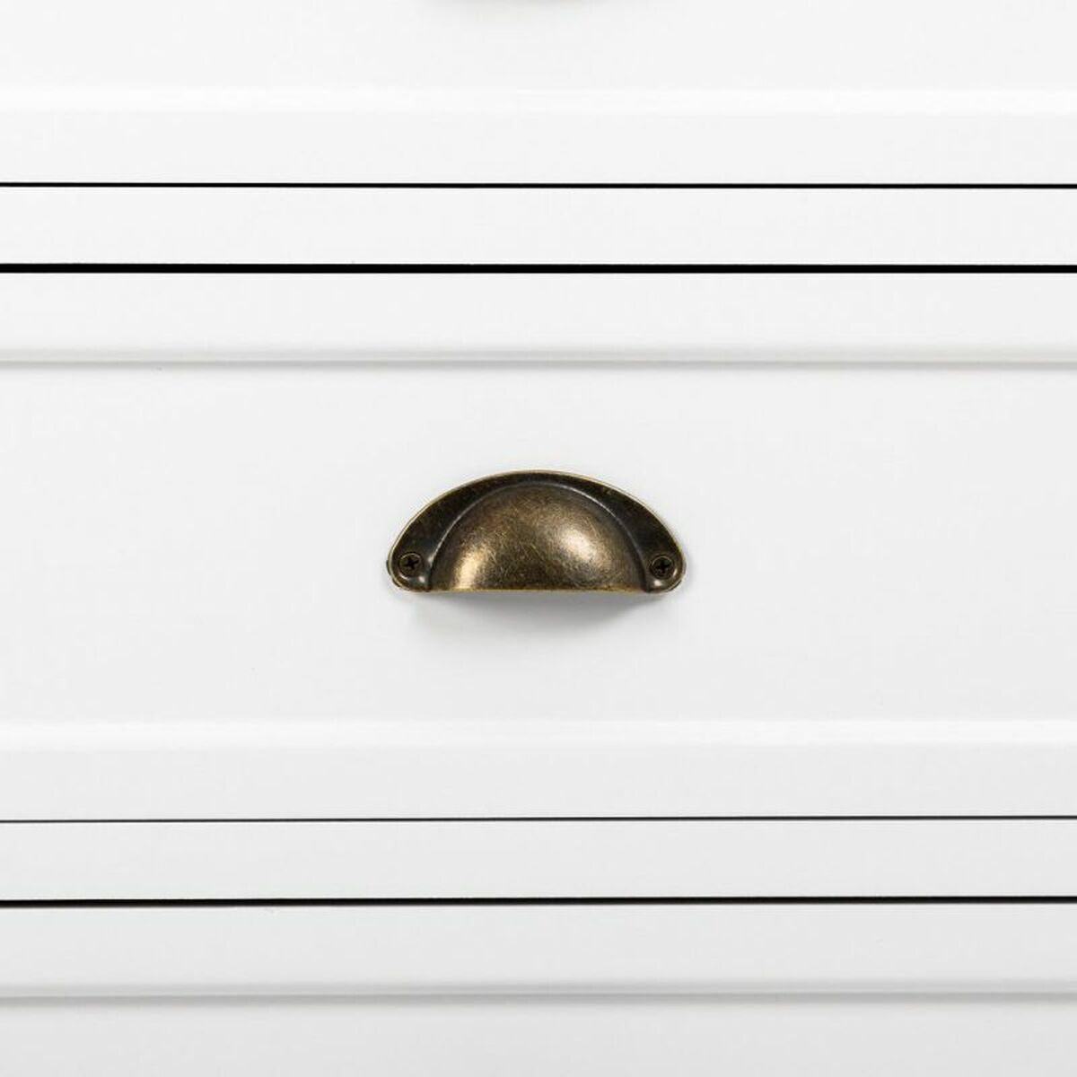 Bokhylla Alexandra House Living Vit Brun Zinklegering Trä MDF 40 x 180 x 63 cm - 8