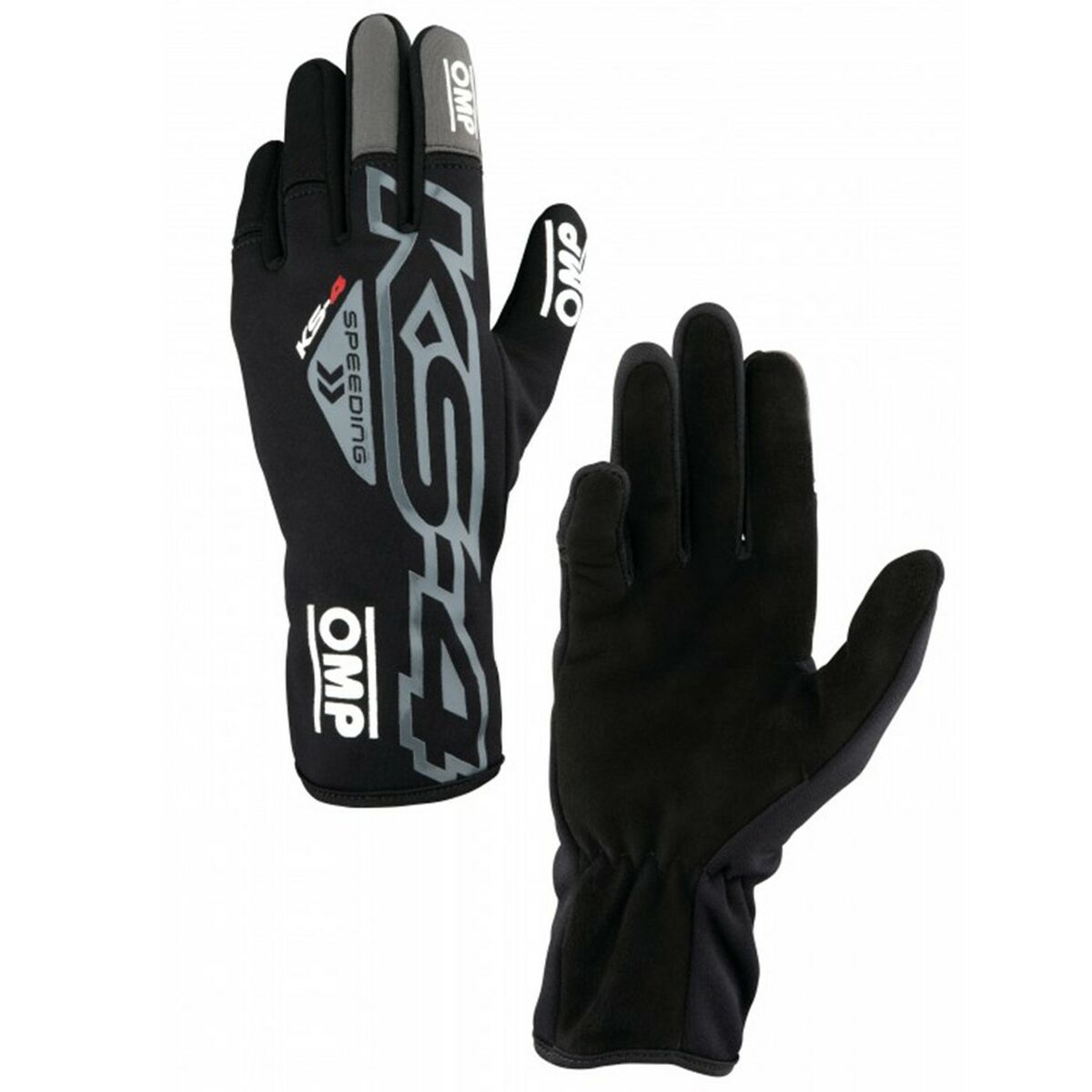 Karting Gloves OMP KS-4 Svart S