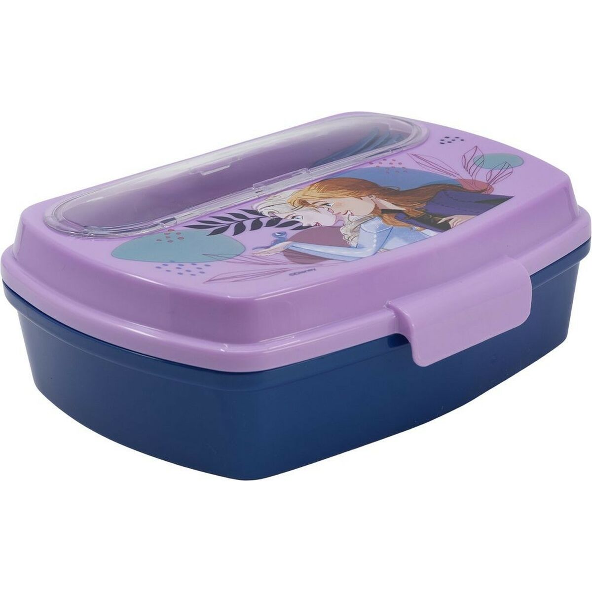 Lunchlåda med tillbehör Frozen CZ11271 Blå Plast - 2
