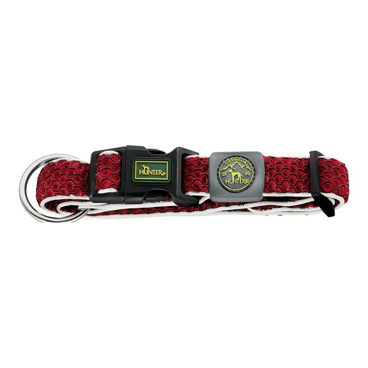 Hundhalsband Hunter Plus Tråd Röd XL