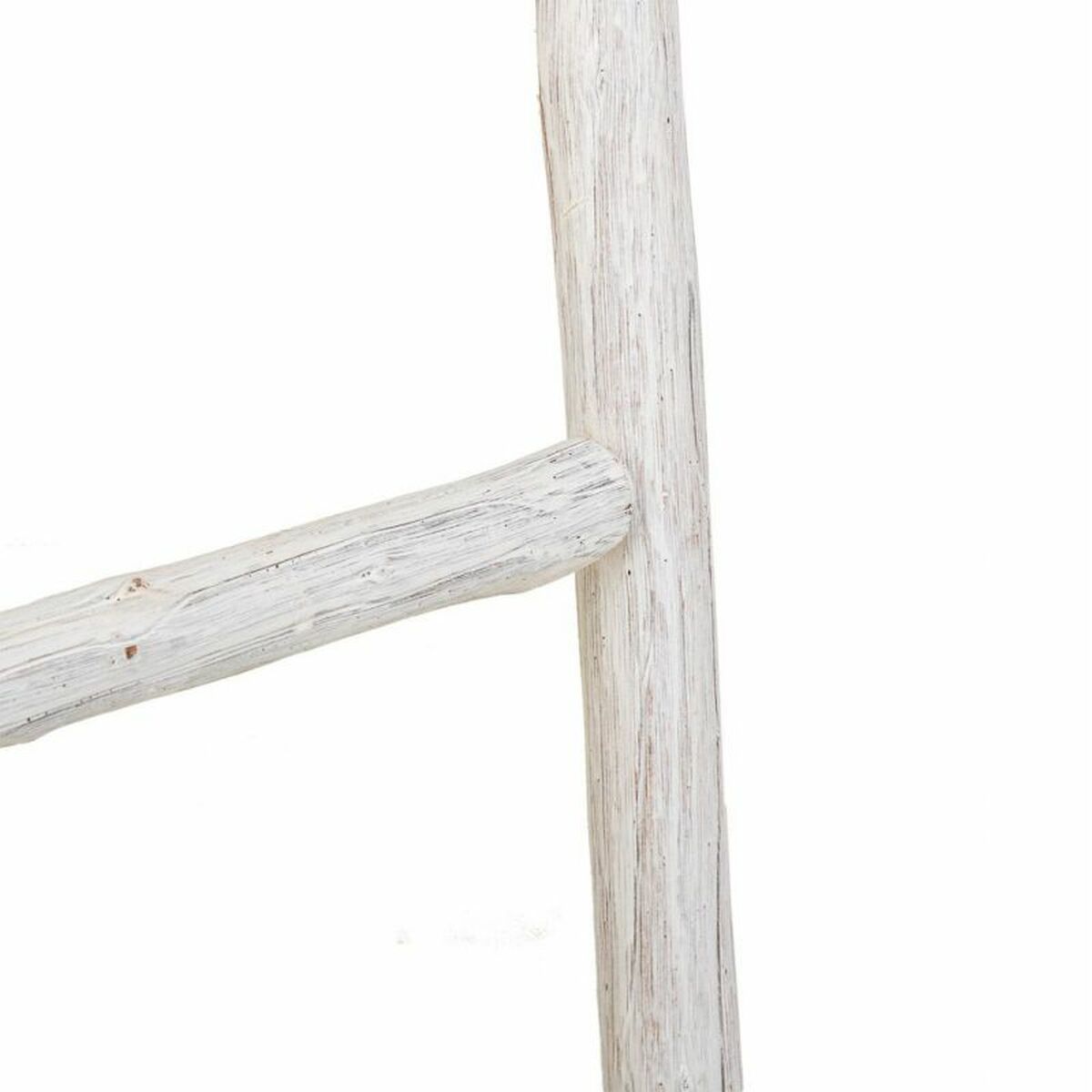 Bokhylla Alexandra House Living Vit Paulowniaträ 3 x 120 x 44 cm Trappa - 5