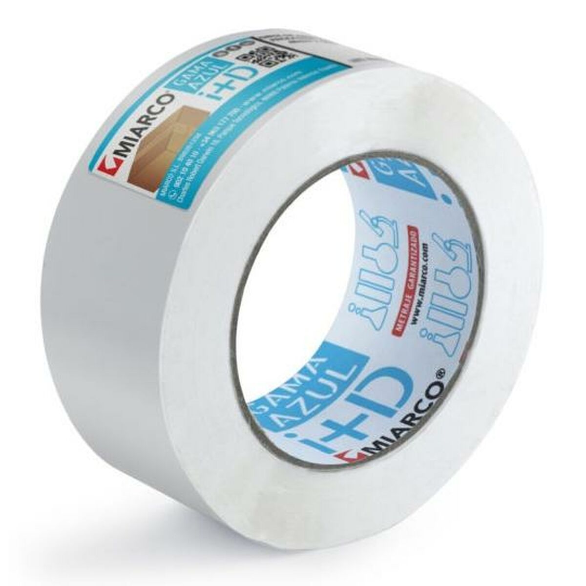 Självhäftande band MIARCO Vit Multicolour 48 x 66 mm (6 Delar) - 2