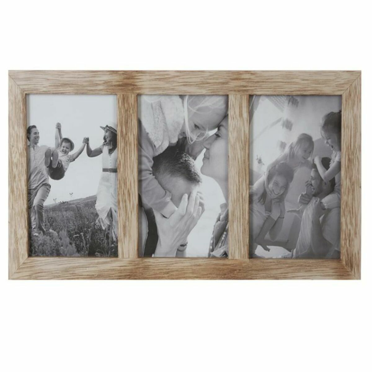 Fotoram DKD Home Decor Glas Naturell Berg Trä MDF (35 x 1,2 x 18 cm)