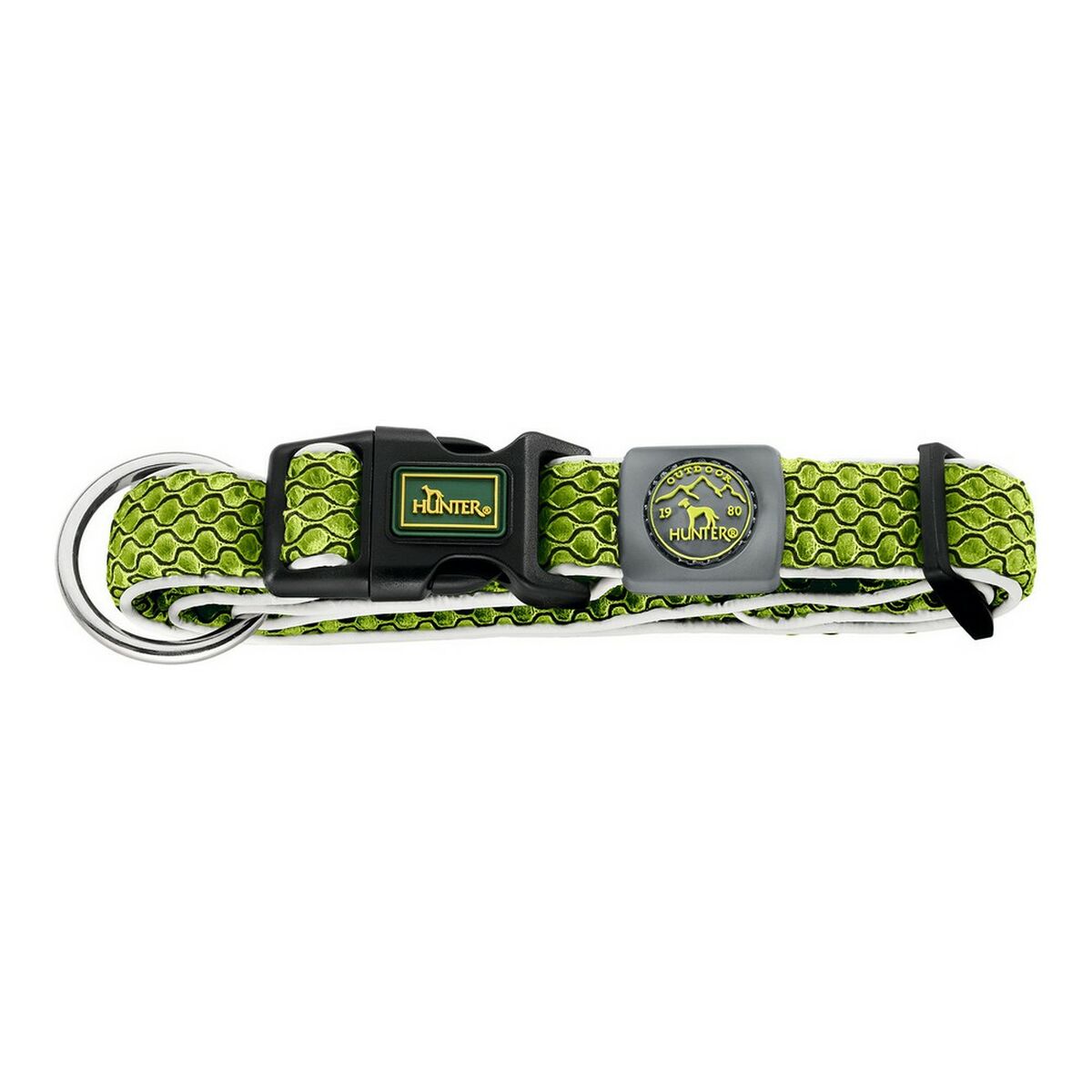 Hundhalsband Hunter Plus Tråd Storlek XL Lime (45-70 cm) - 5