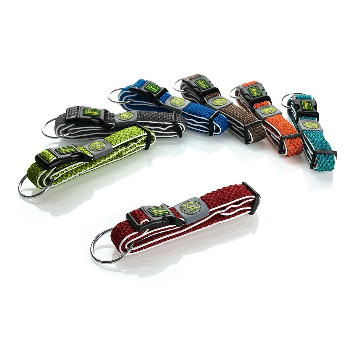 Hundhalsband Hunter Plus Tråd Storlek XL Lime (45-70 cm) - 2