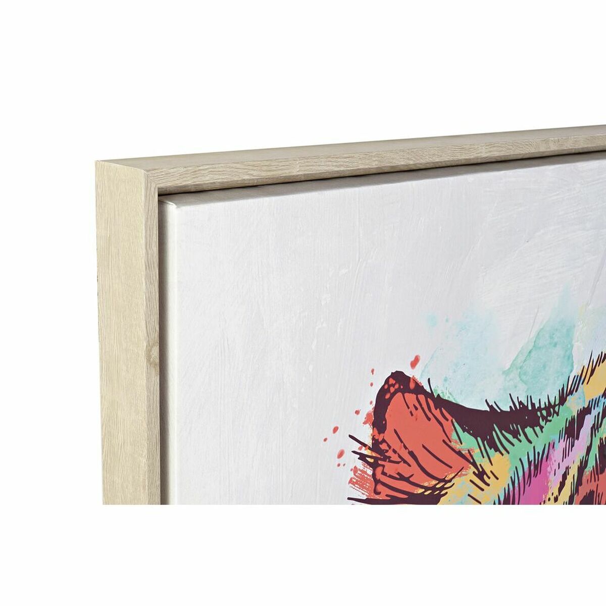 Tavla DKD Home Decor 104 x 4,5 x 143,5 cm Tiger Modern (2 antal) - 5