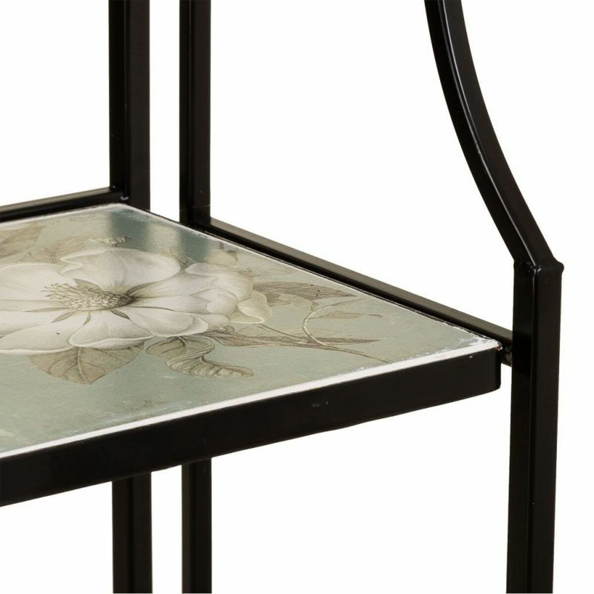 Bokhylla Alexandra House Living Svart Järn Smide Kakel 27 x 133 x 57 cm - 7