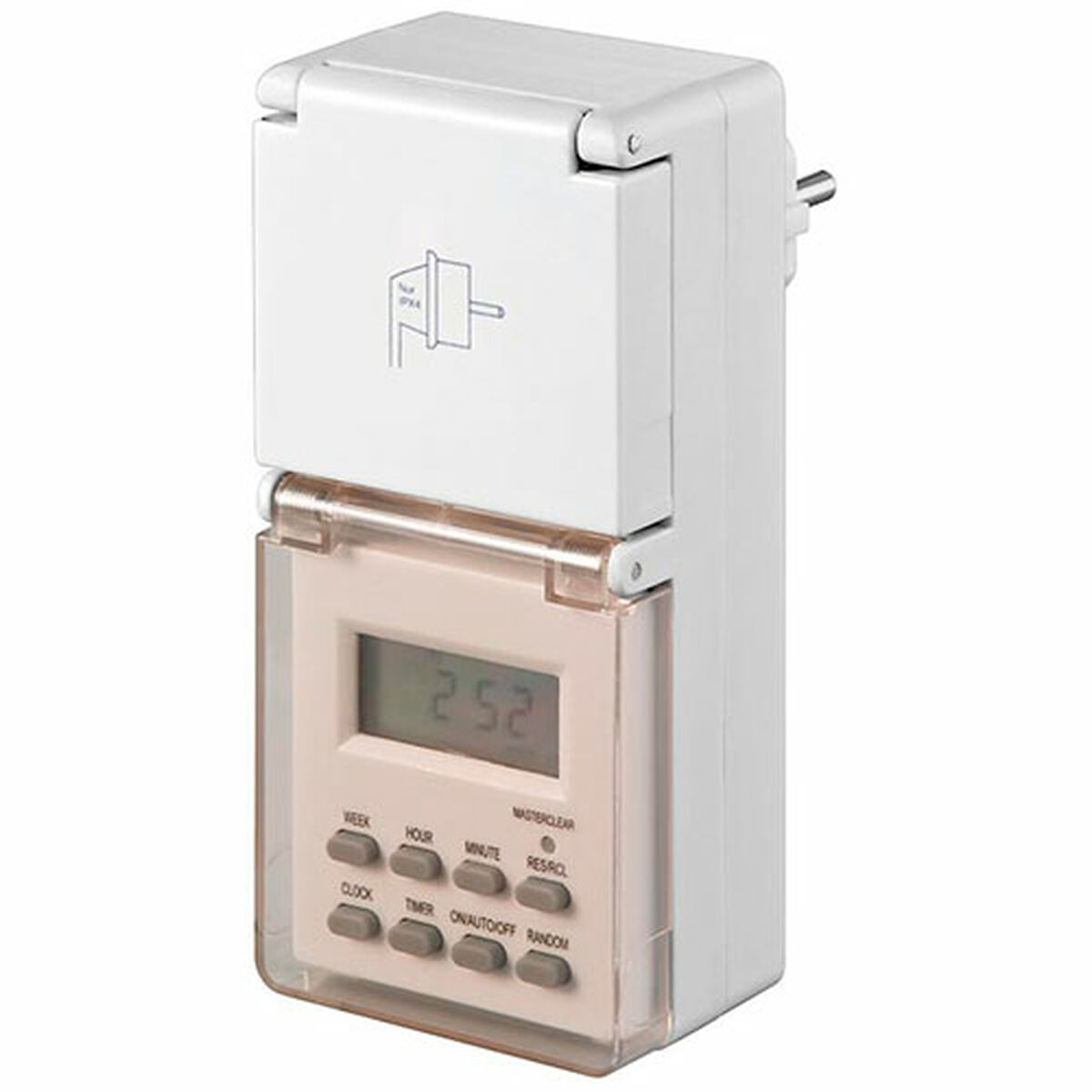 Kontakt med digital timer NIMO 230 V 16 A Extern Veckovis