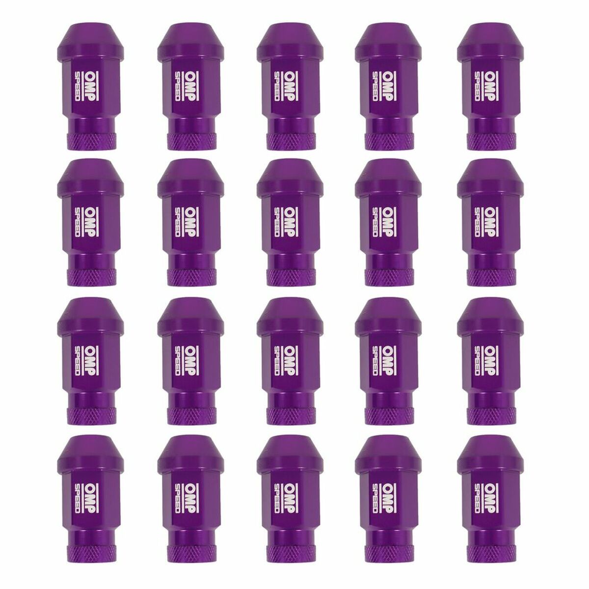 Set Skruv OMP 7075 40 mm M12 x 1,50 20 uds Violett - 6