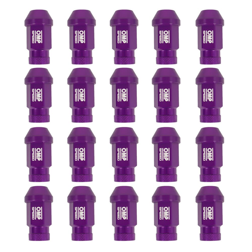 Set Skruv OMP 7075 40 mm M12 x 1,50 20 uds Violett - 2