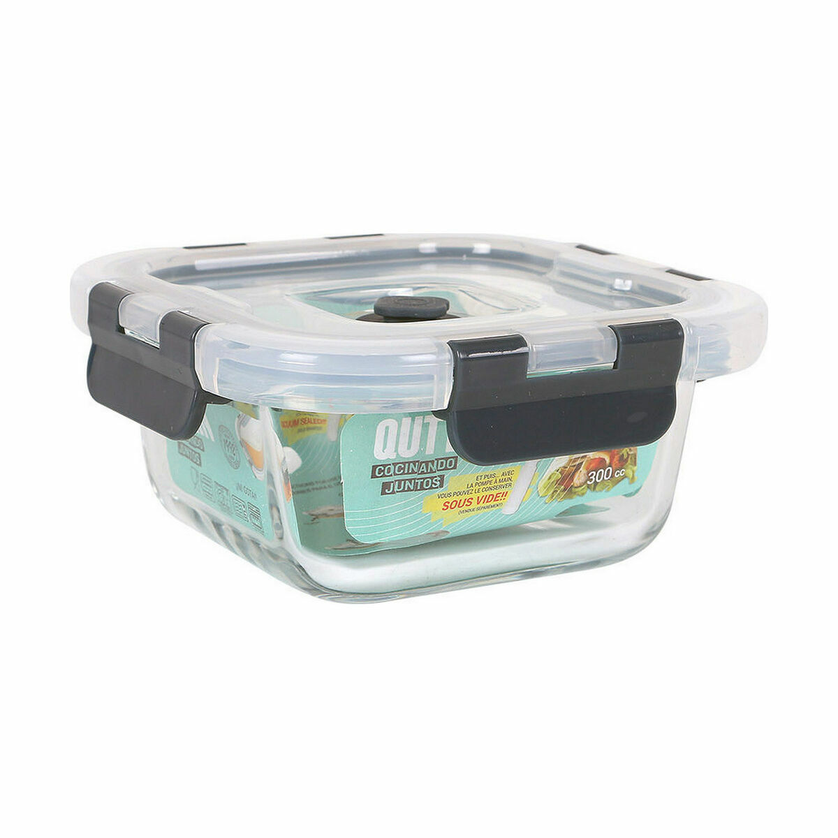 Lunchlåda Quttin   300 ml 12,5 x 12 x 5,8 cm (12 antal) - 4