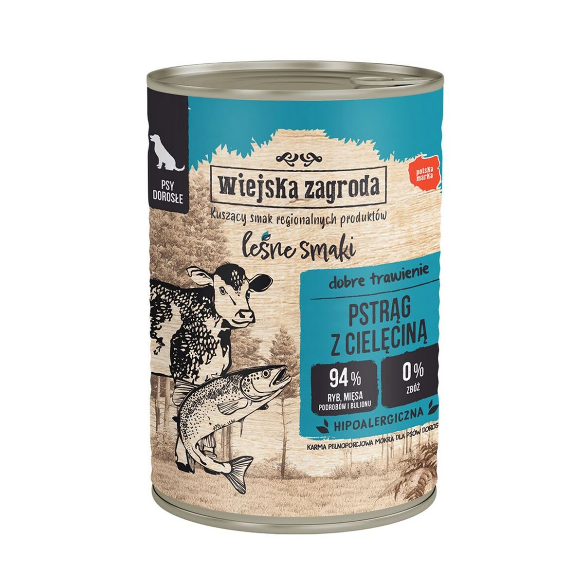 Våt mat WIEJSKA ZAGRODA Forest flavors Fisk 400 g