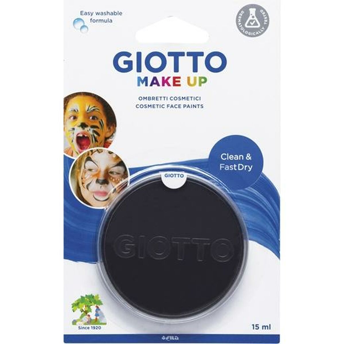 Ansiktsfärg Giotto Svart 15 ml (5 antal) - 2