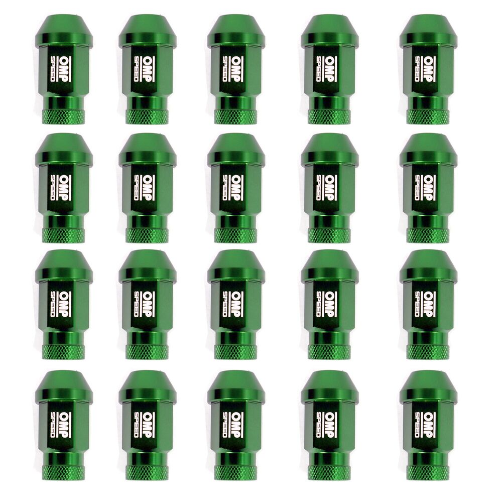 Set Skruv OMP 7075 40 mm M12 x 1,50 20 uds Grön - 2