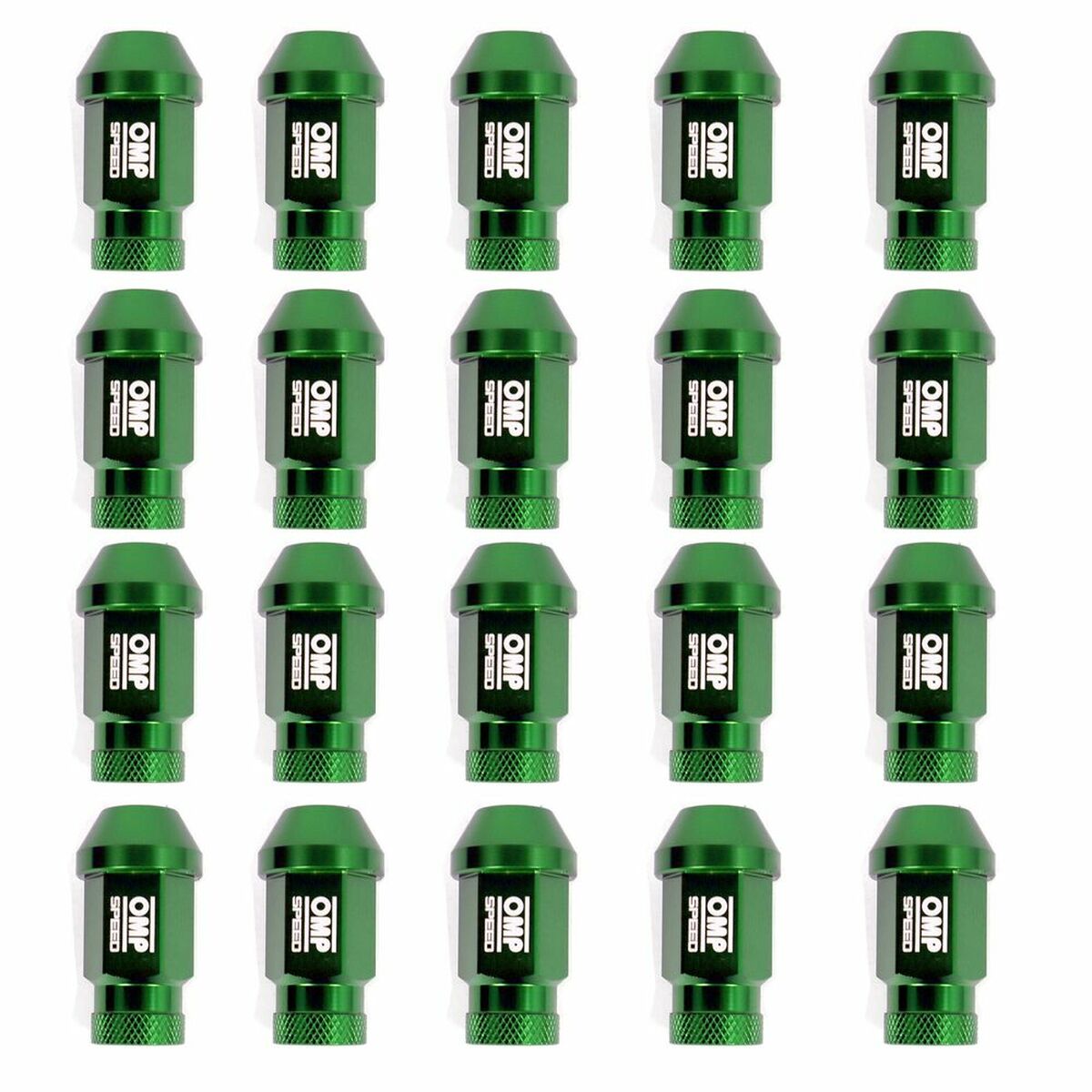 Set Skruv OMP 7075 40 mm M12 x 1,50 20 uds Grön - 6