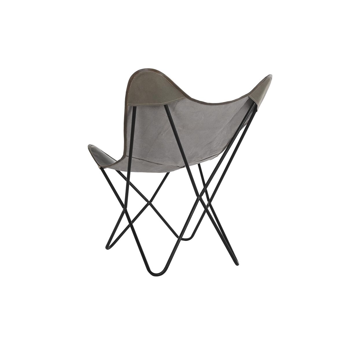 Matsalsstol DKD Home Decor Brun Svart Grå 76 x 76 x 96 cm - 8