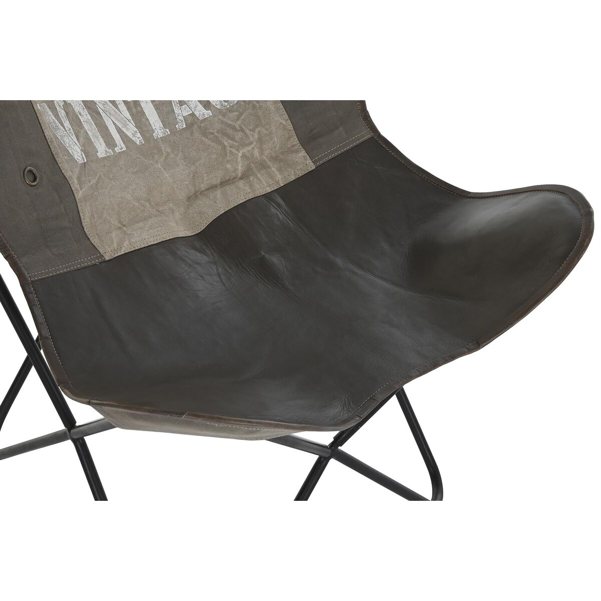 Matsalsstol DKD Home Decor Brun Svart Grå 76 x 76 x 96 cm - 14