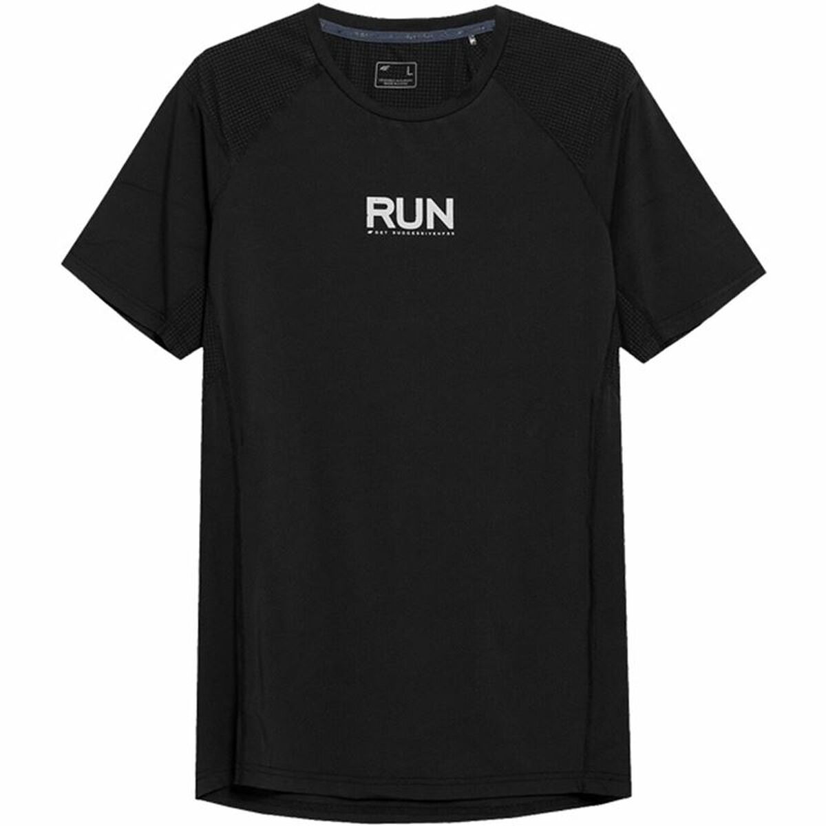 T-shirt med kortärm Herr 4F Run Svart - 9