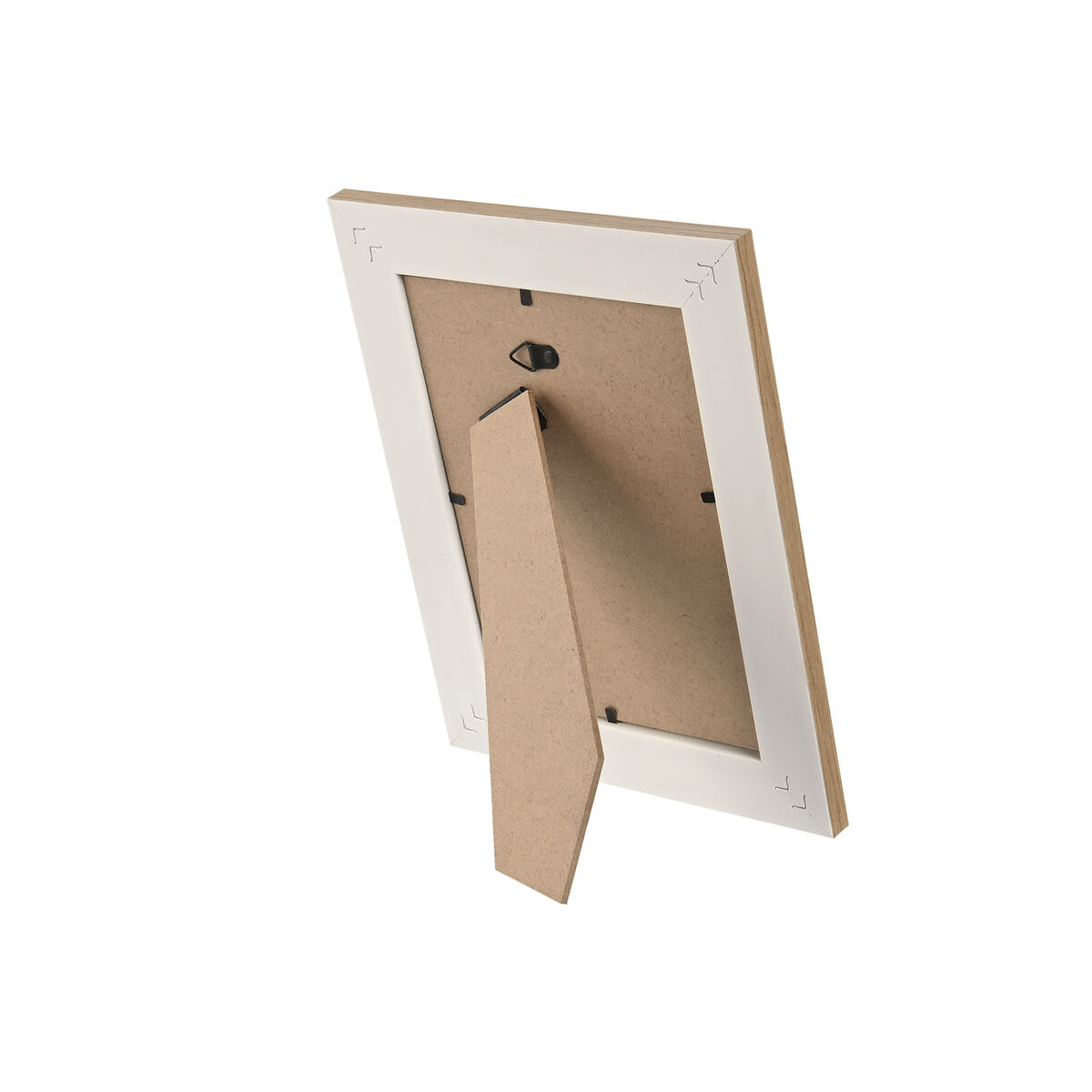 Fotoram Home ESPRIT Multicolour Aluminium Glas Trä MDF Scandi 16 x 2,8 x 21 cm (4 antal) - 3