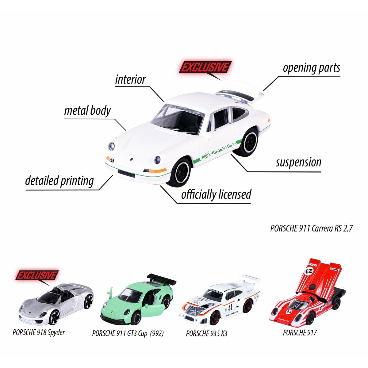 Racerbil Majorette Porsche Edition - 2