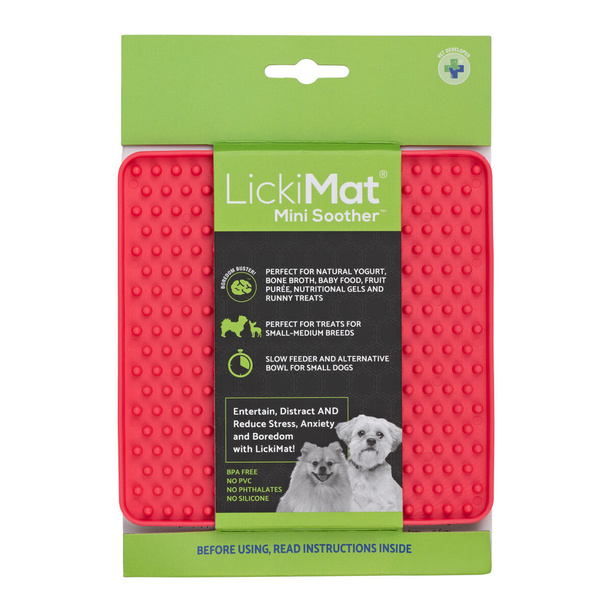 Hundmatare Lickimat Rosa TPR - 2