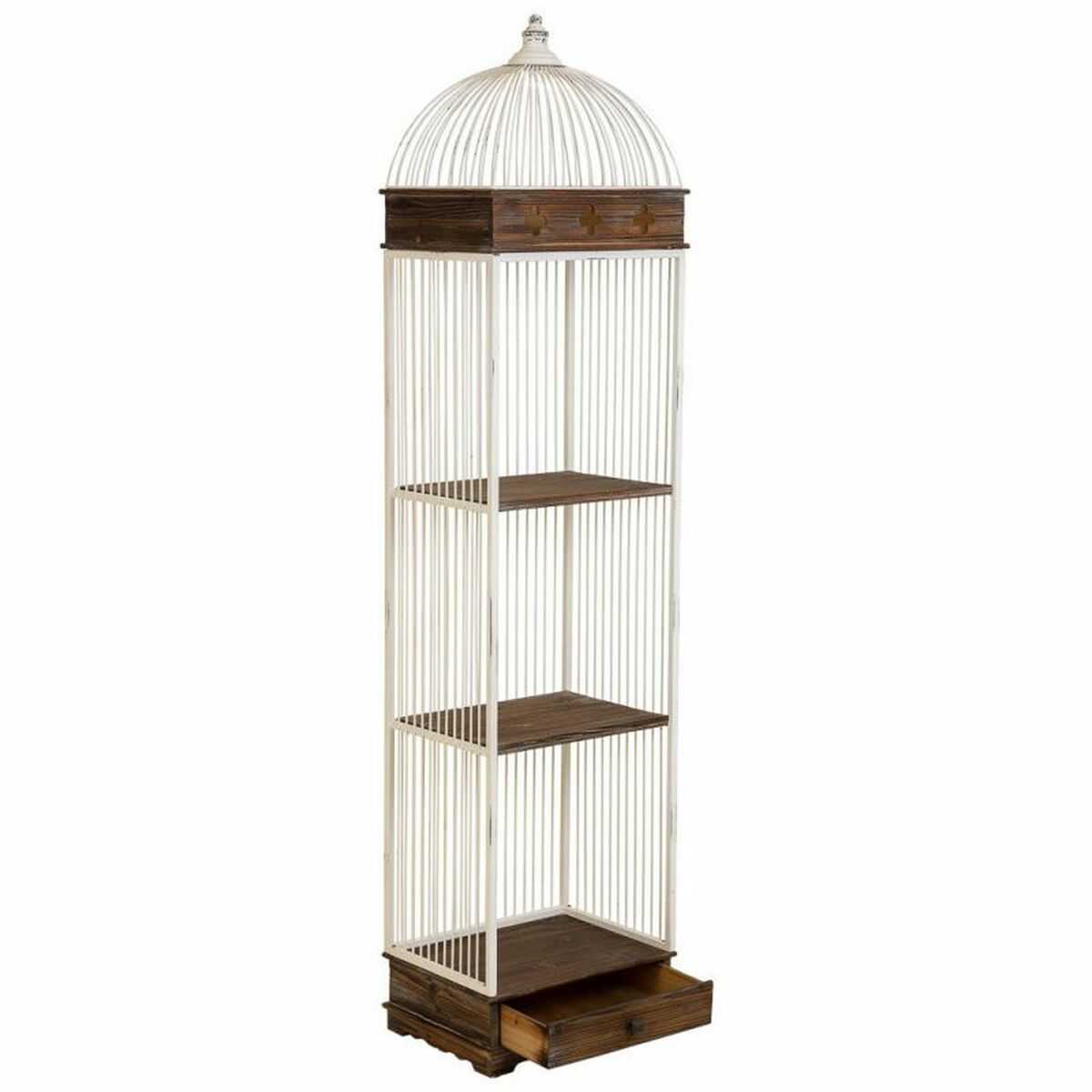 Bokhylla Alexandra House Living Vit Metall Trä MDF 31 x 172 x 41 cm - 3