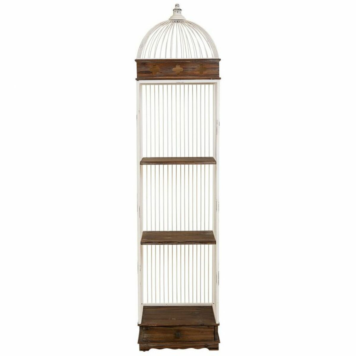 Bokhylla Alexandra House Living Vit Metall Trä MDF 31 x 172 x 41 cm - 5