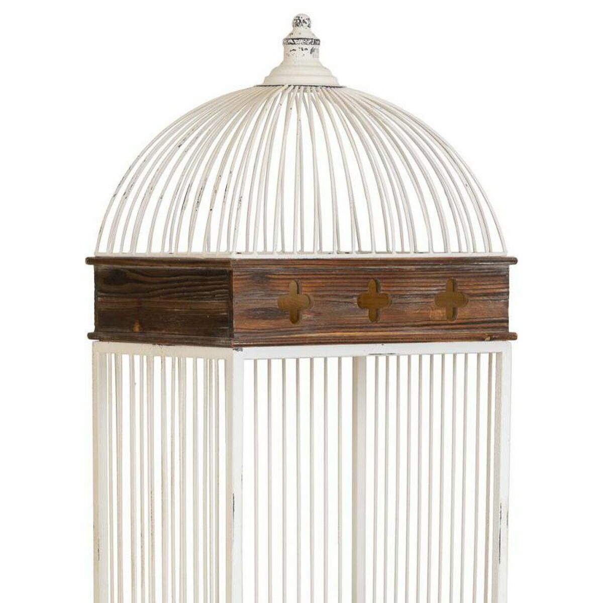 Bokhylla Alexandra House Living Vit Metall Trä MDF 31 x 172 x 41 cm - 8