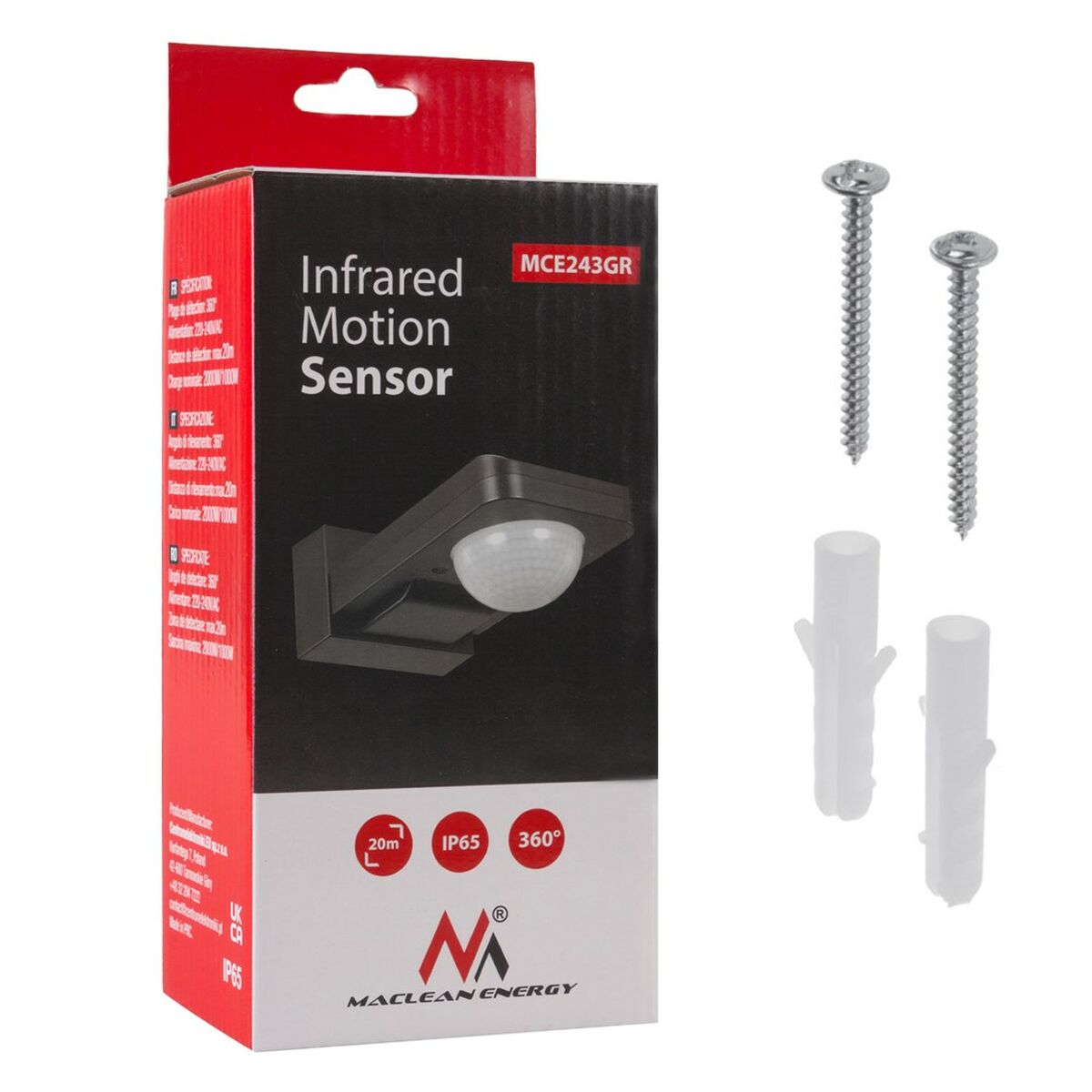 Smart dörr- och fönstersensor MacLean MCE243 GR - 5