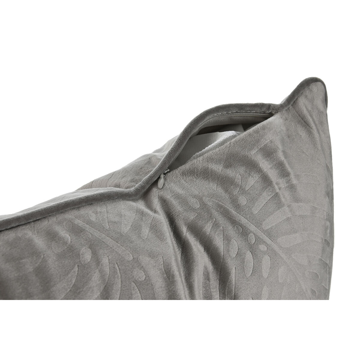 Kudde Home ESPRIT Ljusgrå 45 x 45 cm - 3