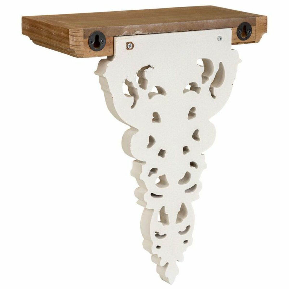 Hyllor Alexandra House Living Vit Granträ Trä MDF 37 x 15 x 30 cm - 6