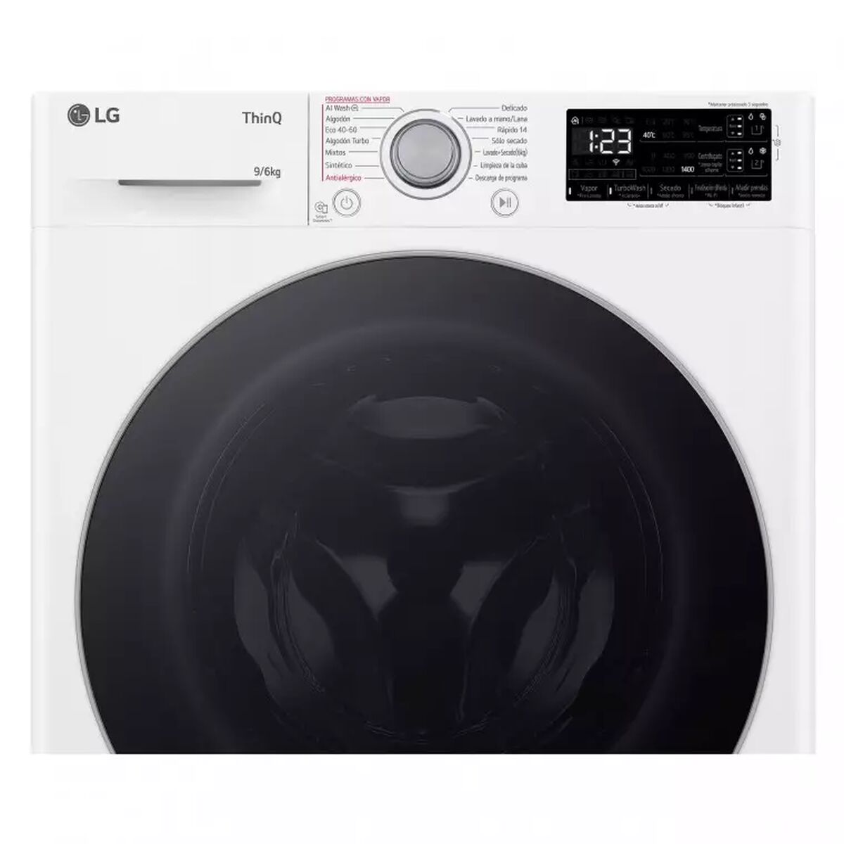 Smart Tvättmaskin-Torktumlare LG F4DR5509A1W 1400 rpm 9 kg 6 Kg - 4