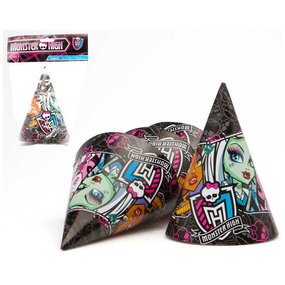 Festförråd - set Monster High 4 uds Hatt