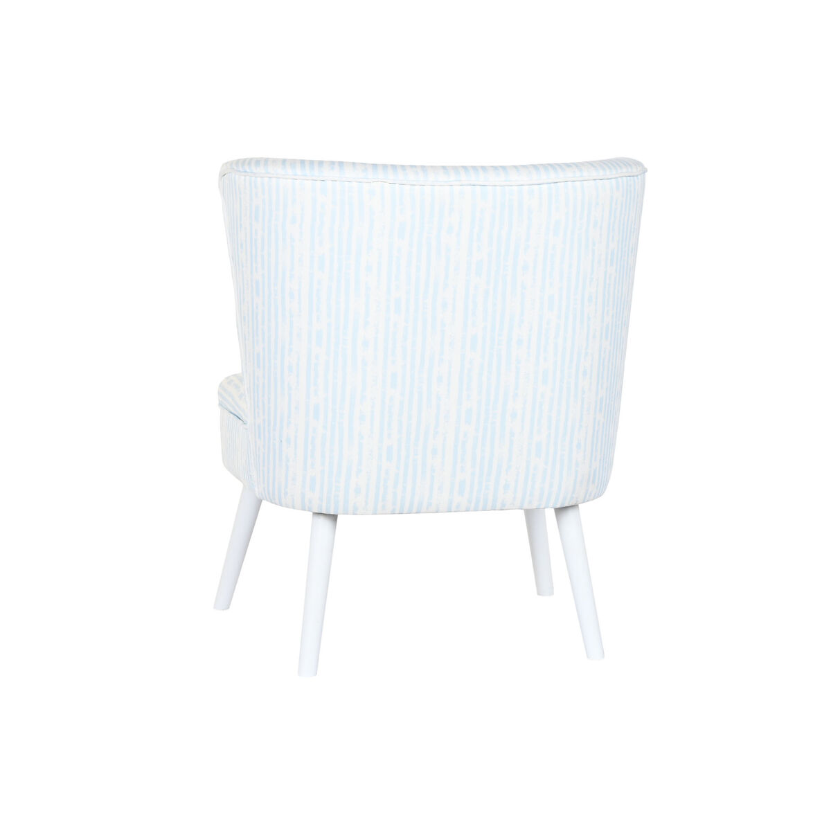 Fåtölj DKD Home Decor 73 x 67 x 85 cm Blå Trä Vit - 5