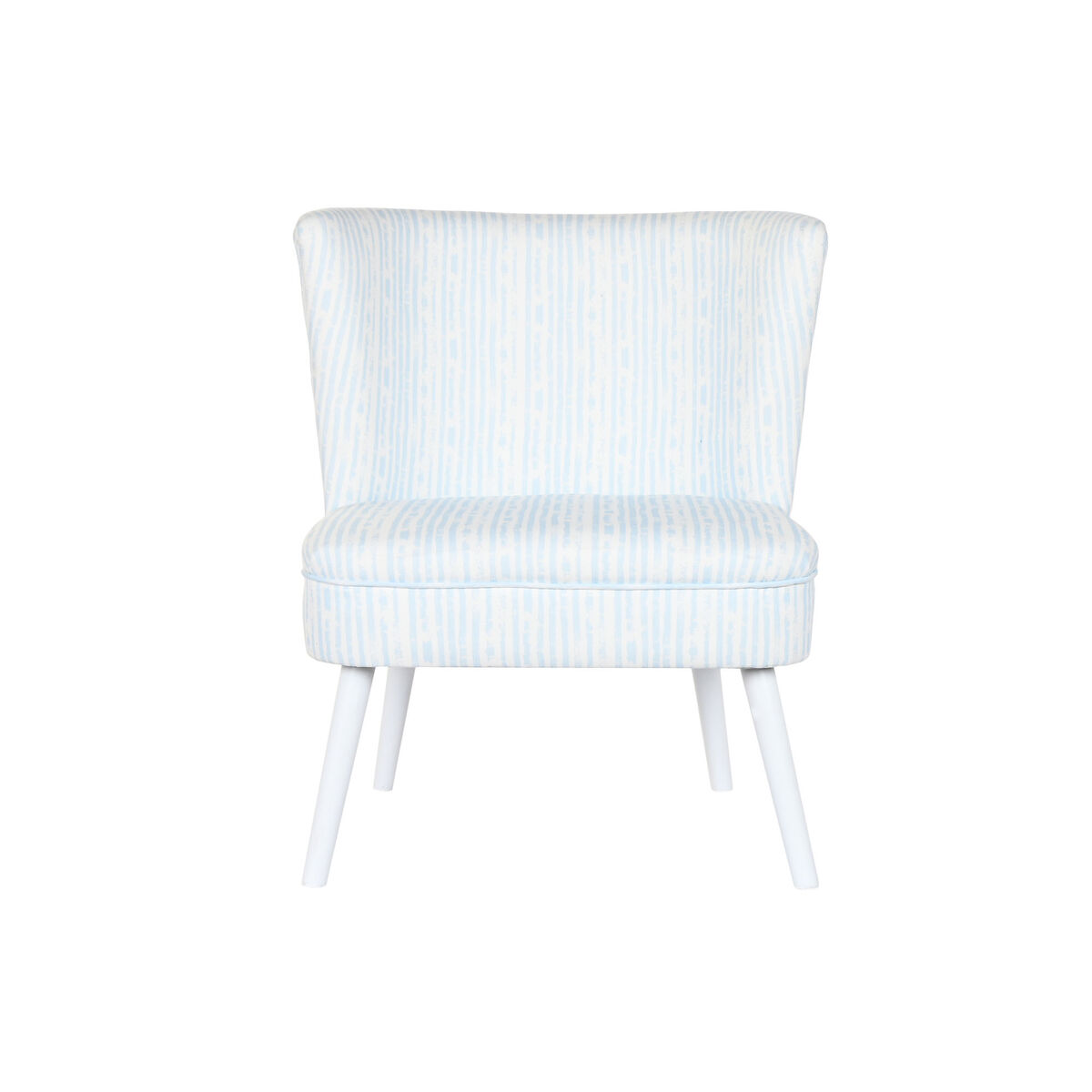 Fåtölj DKD Home Decor 73 x 67 x 85 cm Blå Trä Vit - 6