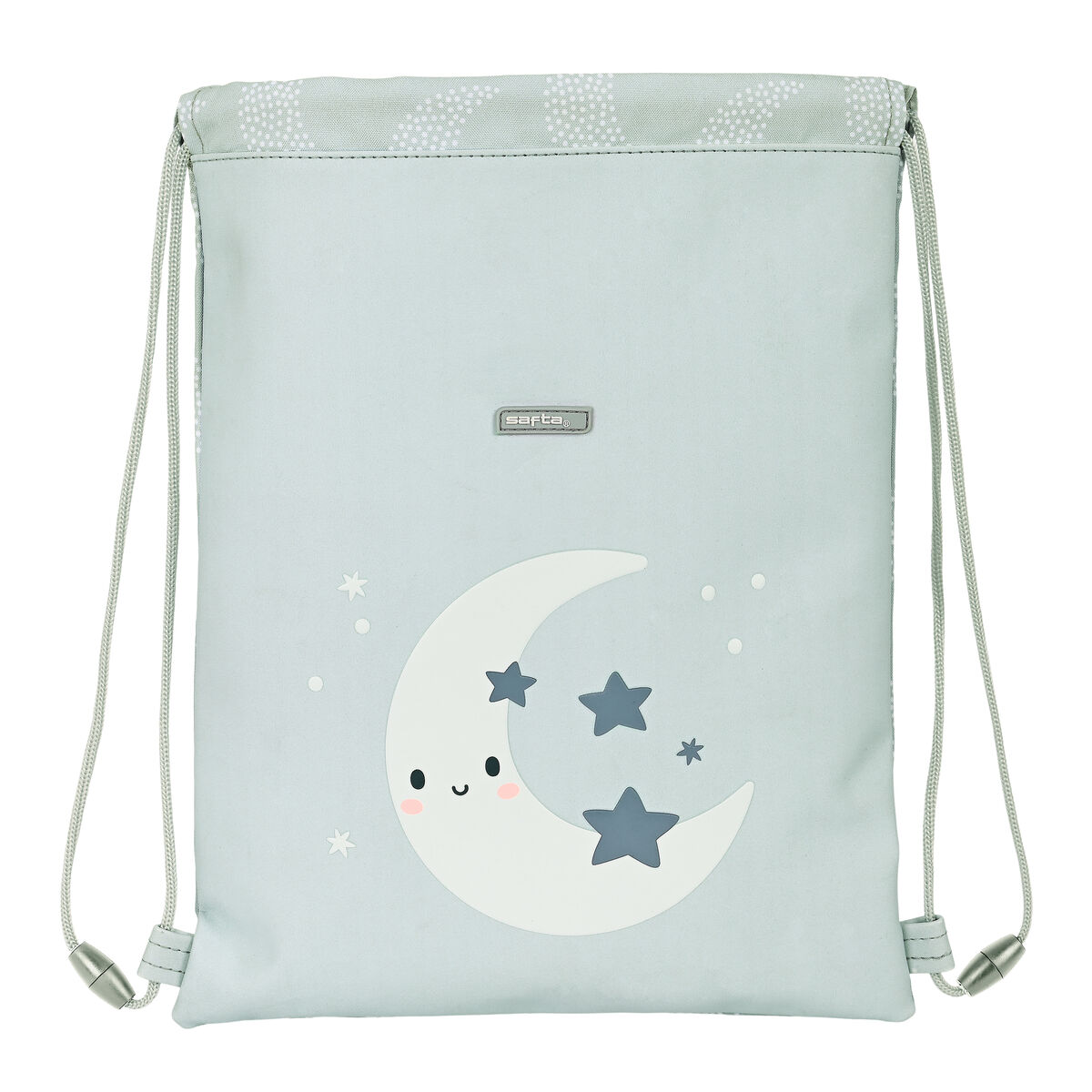 Skopåse med remmar Safta Luna Grå 26 x 34 x 1 cm - 5