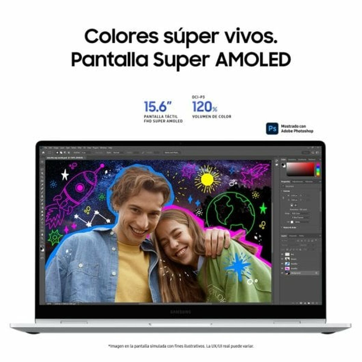 Bärbar dator Samsung Galaxy Book 4 360 NP750QGK-KG1E 15,6" 8 GB RAM 512 GB SSD 1,4 GHz - 4