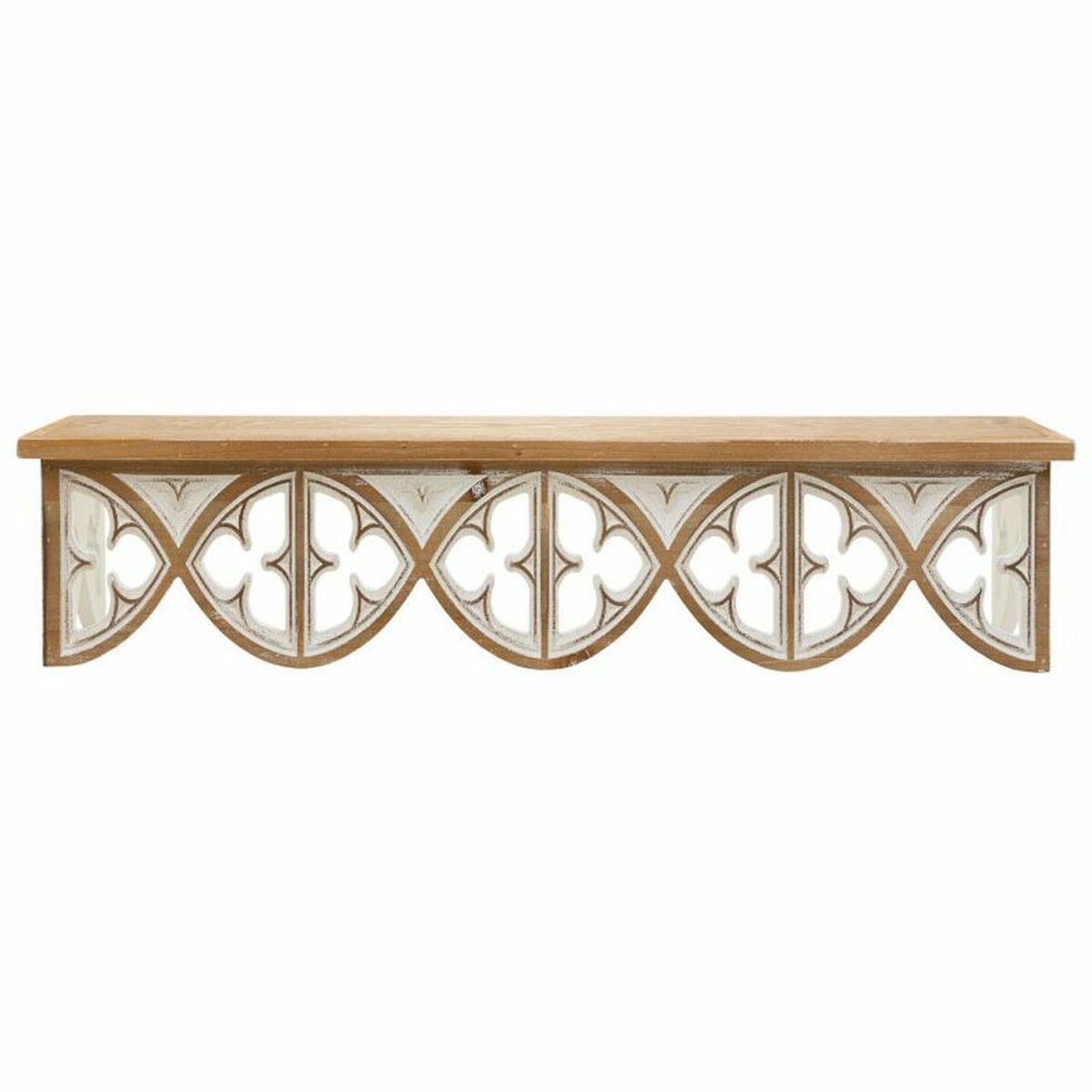 Hyllor Alexandra House Living Brun Granträ Trä MDF 18 x 17 x 80 cm - 2